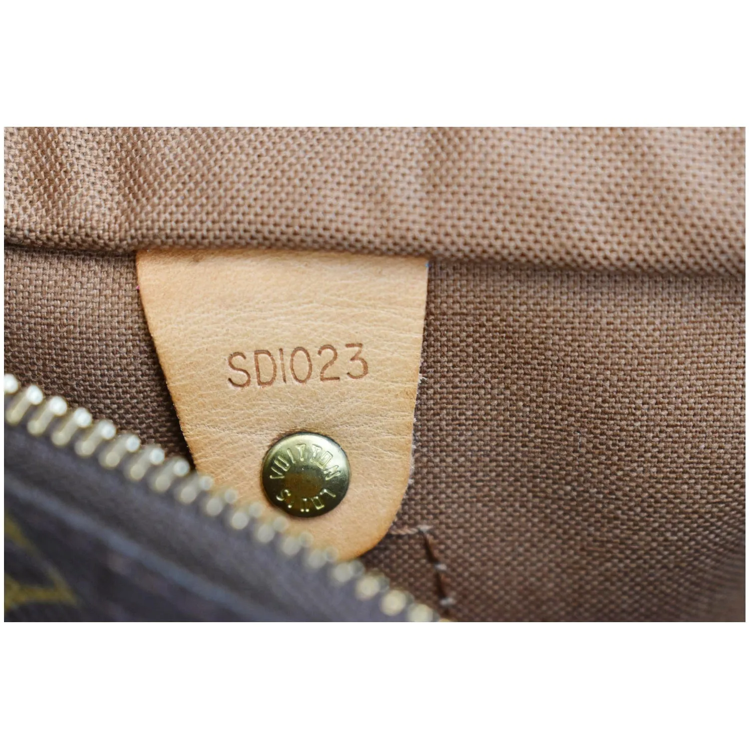 LOUIS VUITTON Speedy 25 Monogram Canvas Satchel Bag Brown - 10% OFF