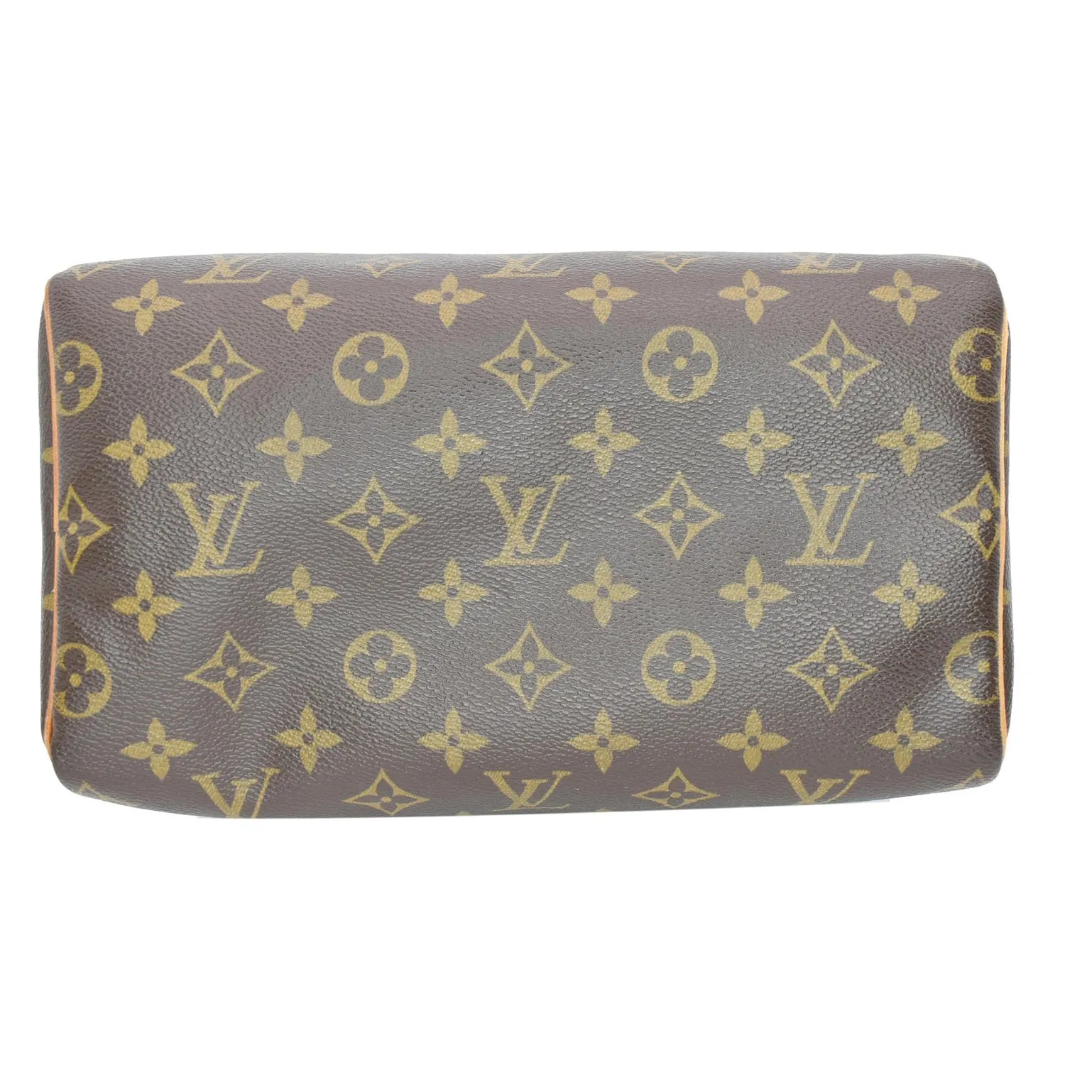 LOUIS VUITTON Speedy 25 Monogram Canvas Satchel Bag Brown - 10% OFF