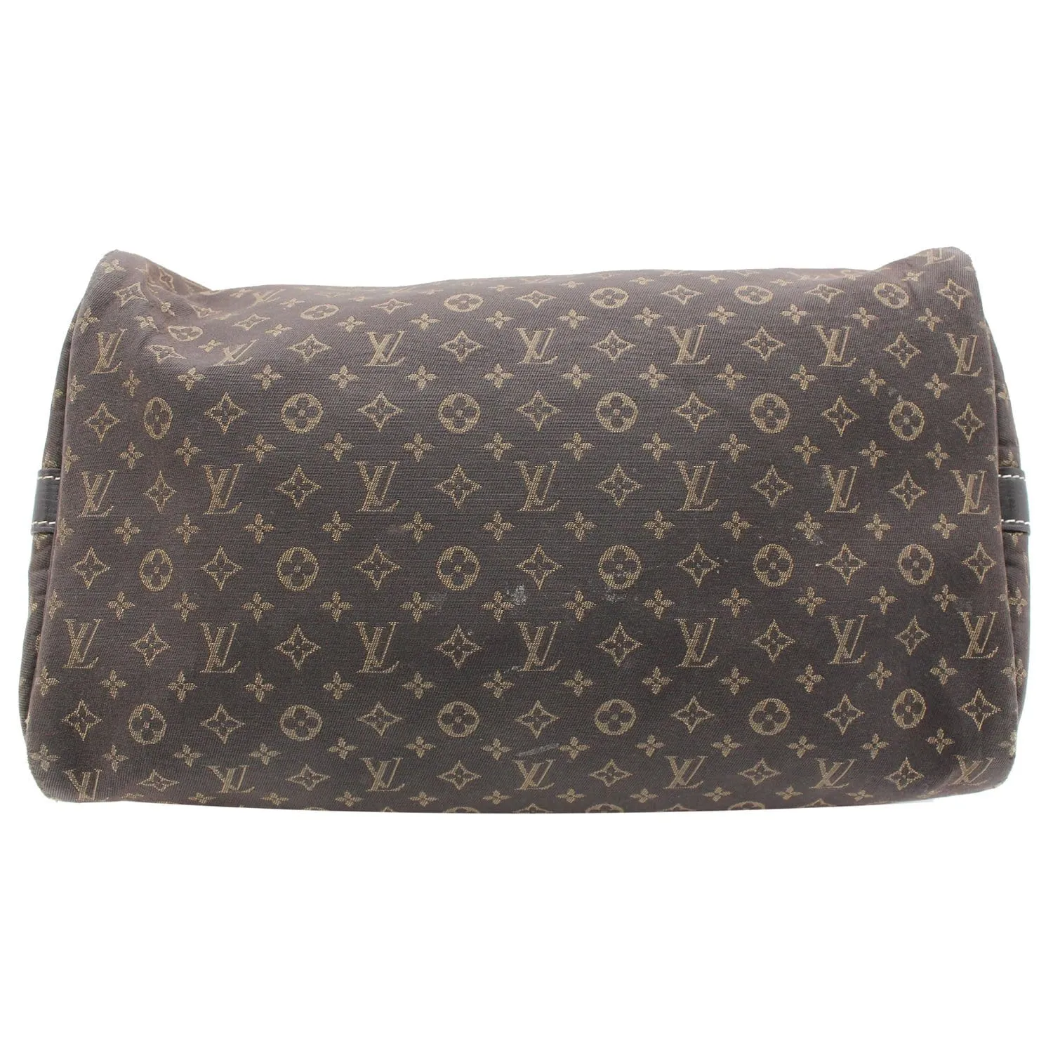 LOUIS VUITTON Speedy 30 Bandouliere Ebene Mini Lin Shoulder Bag Brown