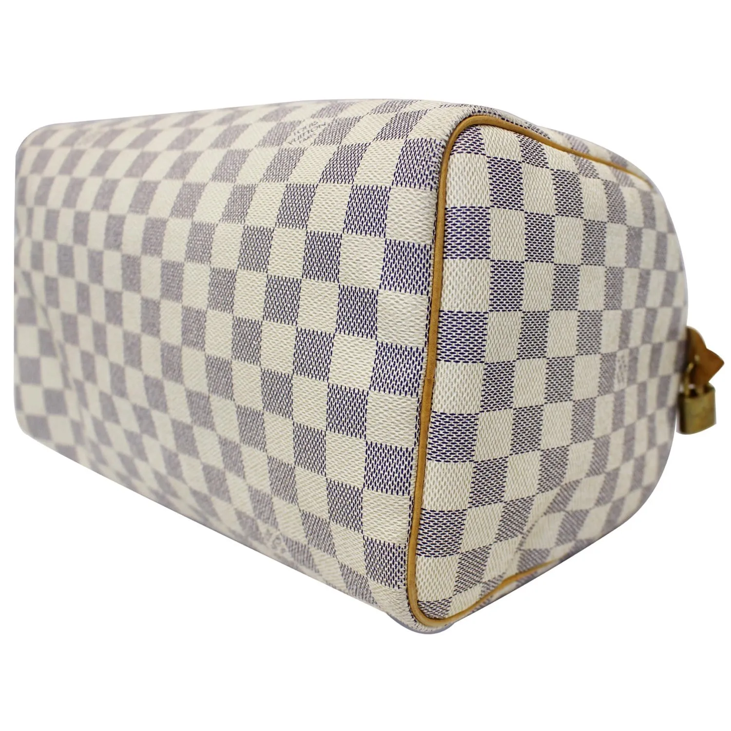 LOUIS VUITTON Speedy 30 Damier Azur Satchel Handbag