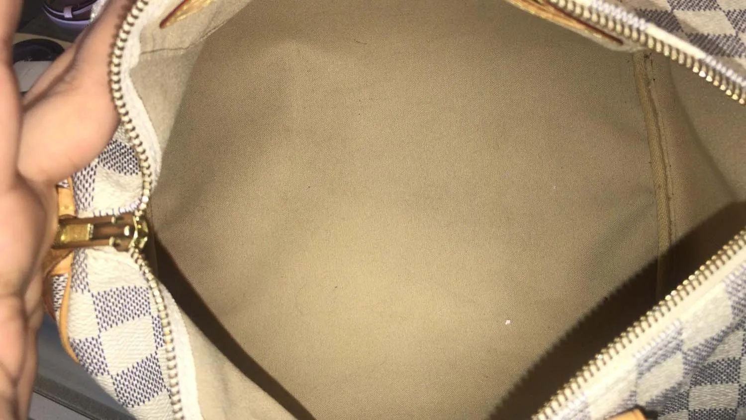 LOUIS VUITTON Speedy 30 Damier Azur Satchel Handbag
