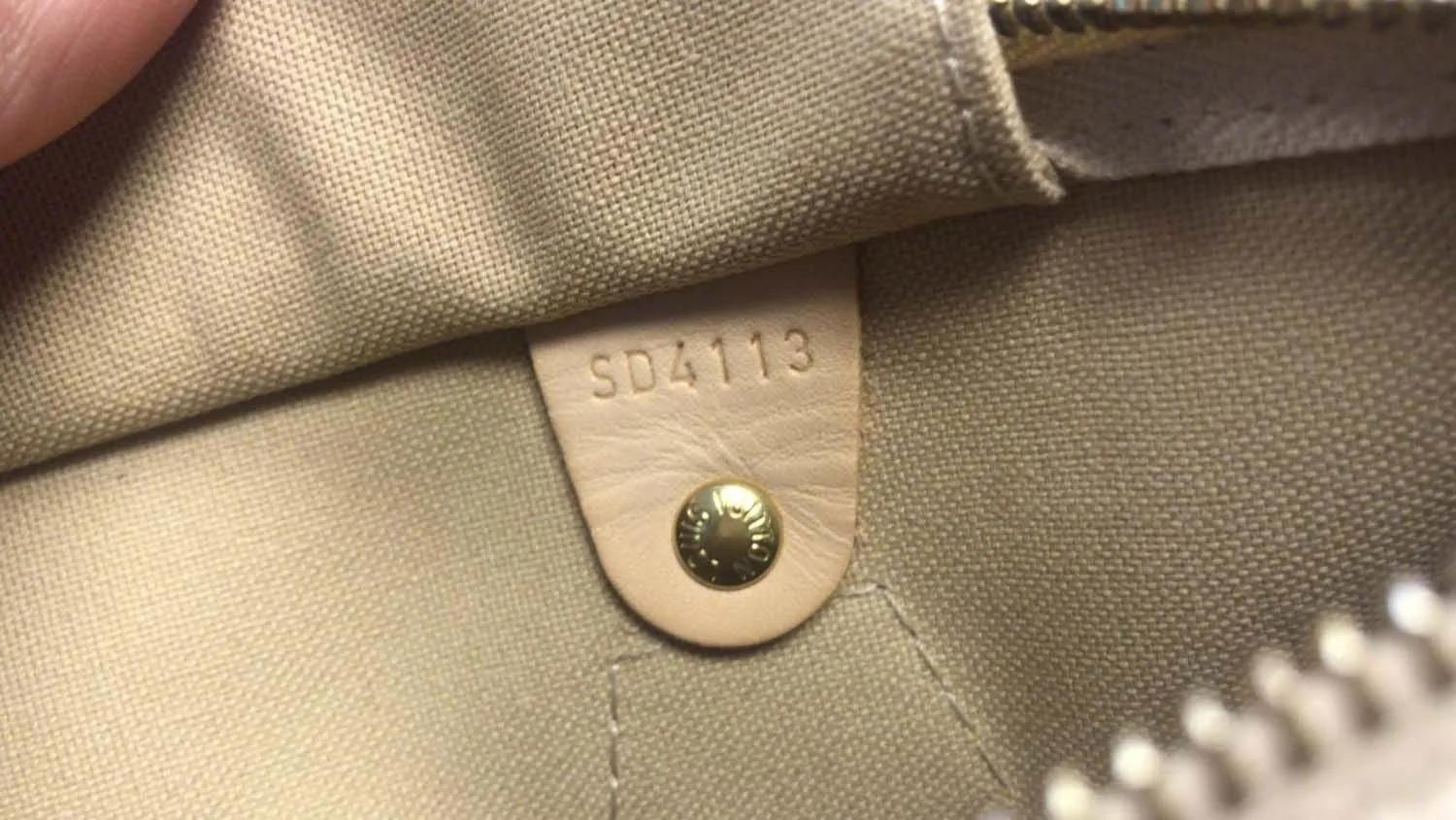 LOUIS VUITTON Speedy 30 Damier Azur Satchel Handbag