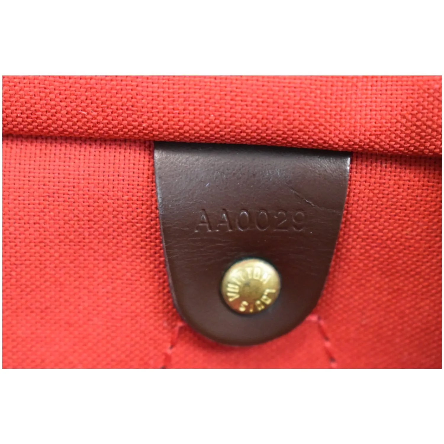 LOUIS VUITTON Speedy 30 Damier Ebene Satchel Bag Brown