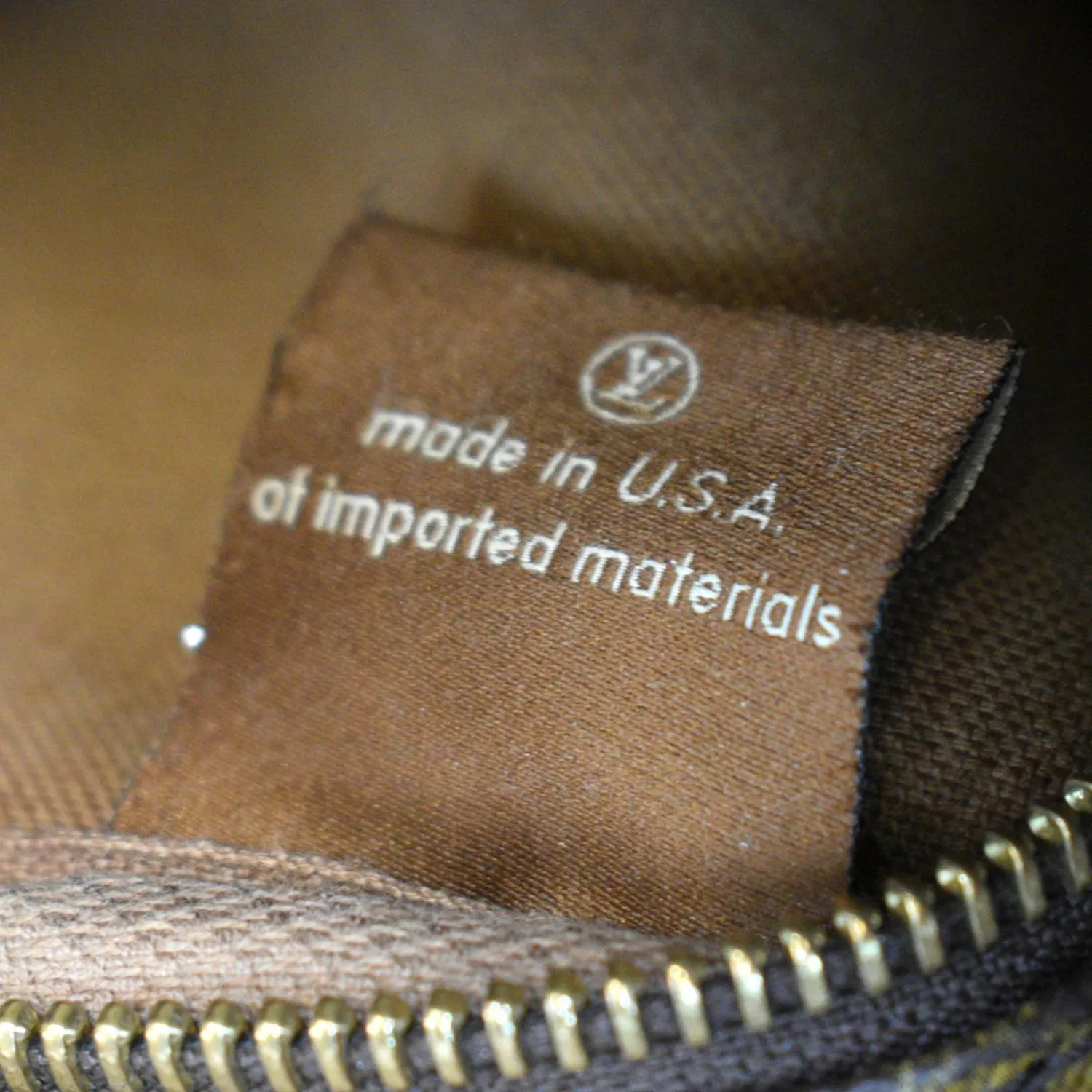LOUIS VUITTON Speedy 30 Monogram Canvas Satchel Bag Brown