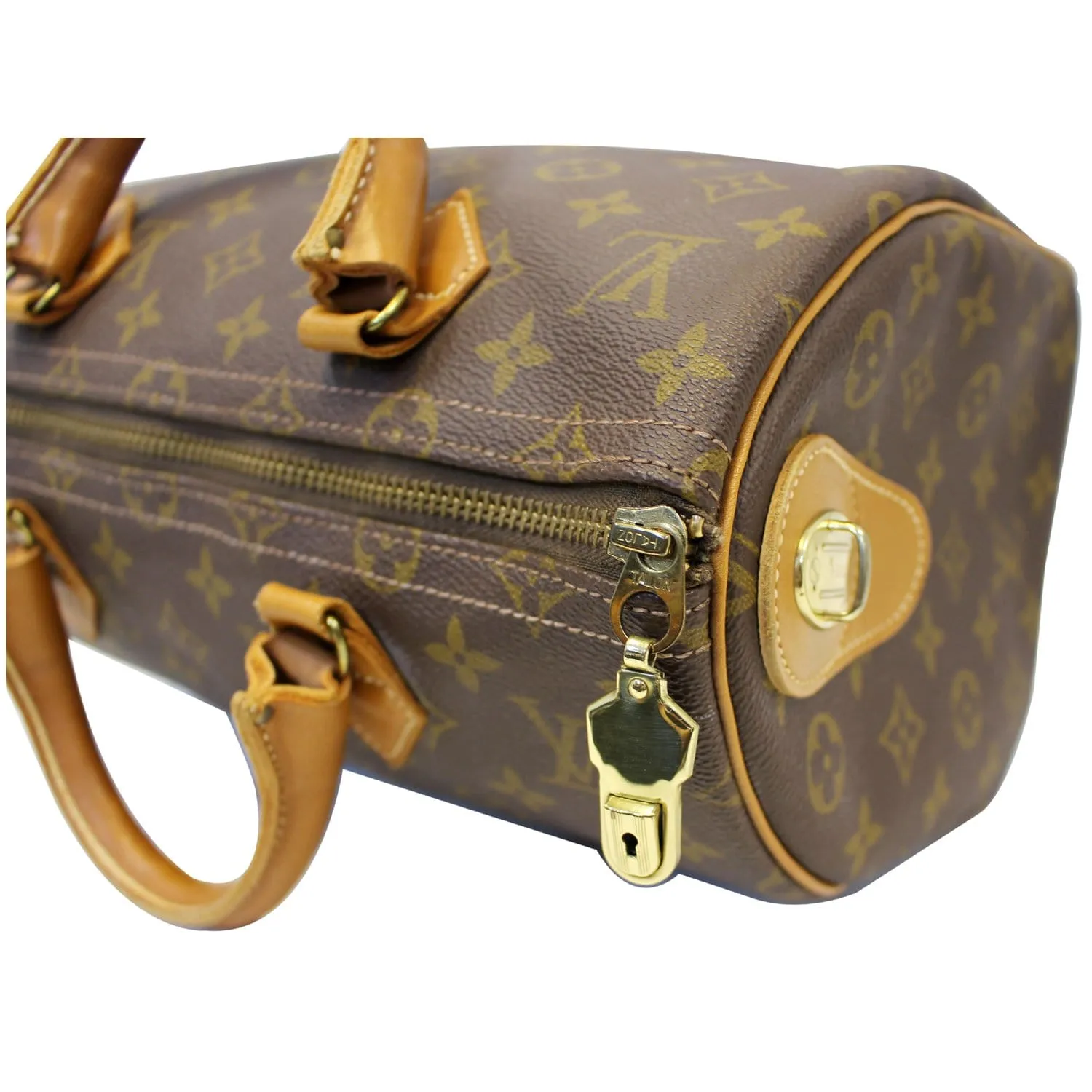 Louis Vuitton Speedy 30 Vintage French Company Satchel Handbag
