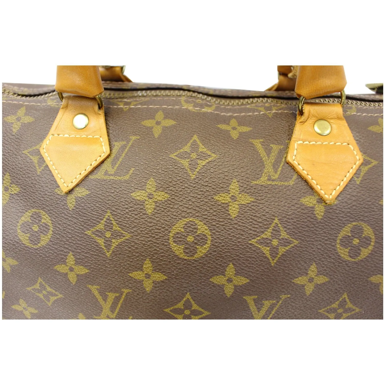 Louis Vuitton Speedy 30 Vintage French Company Satchel Handbag
