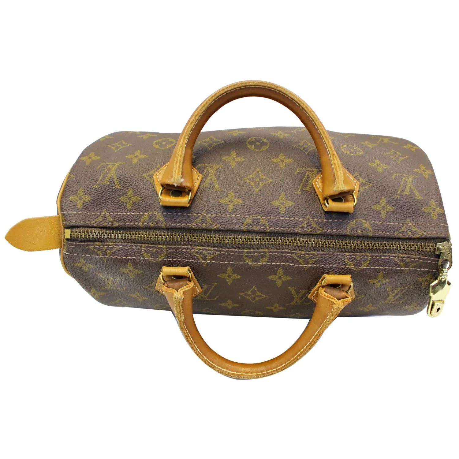 Louis Vuitton Speedy 30 Vintage French Company Satchel Handbag