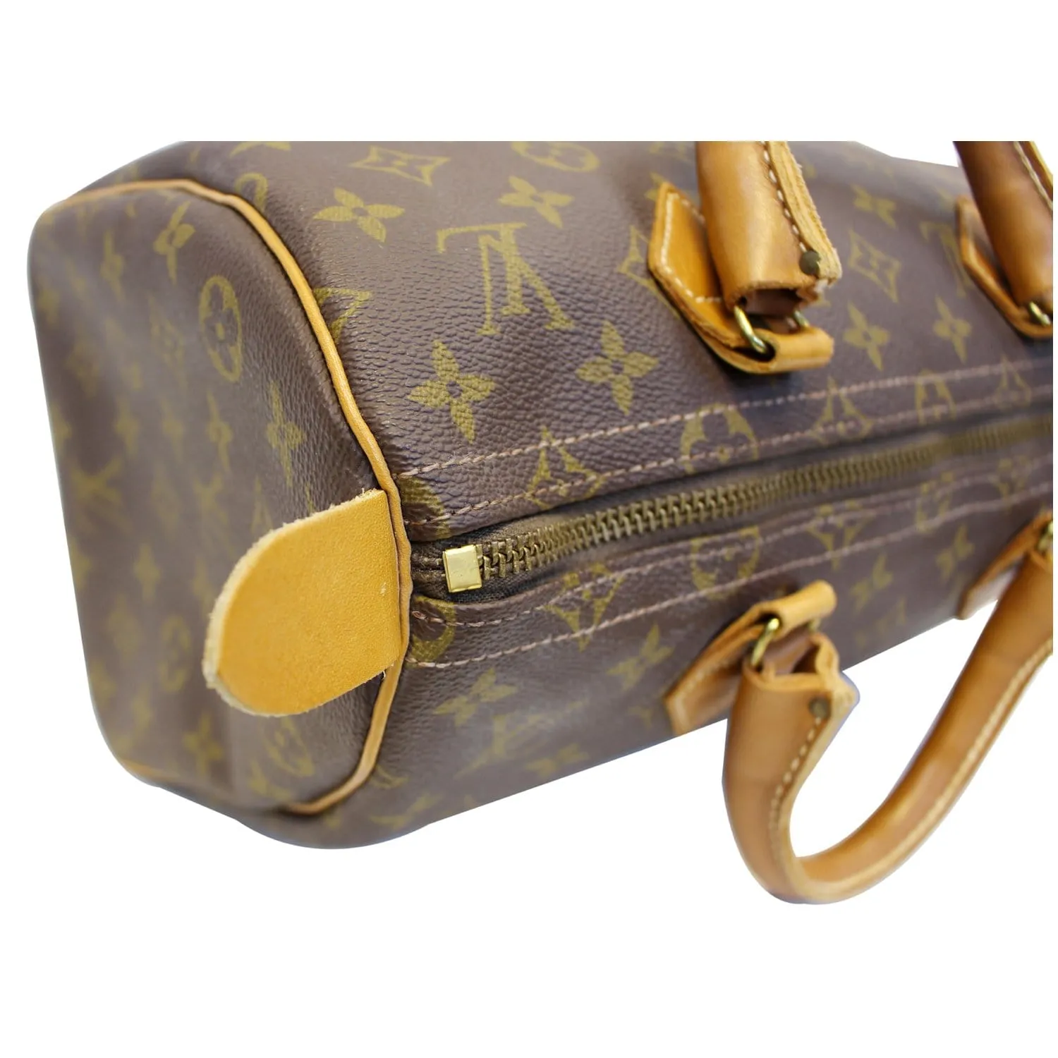 Louis Vuitton Speedy 30 Vintage French Company Satchel Handbag