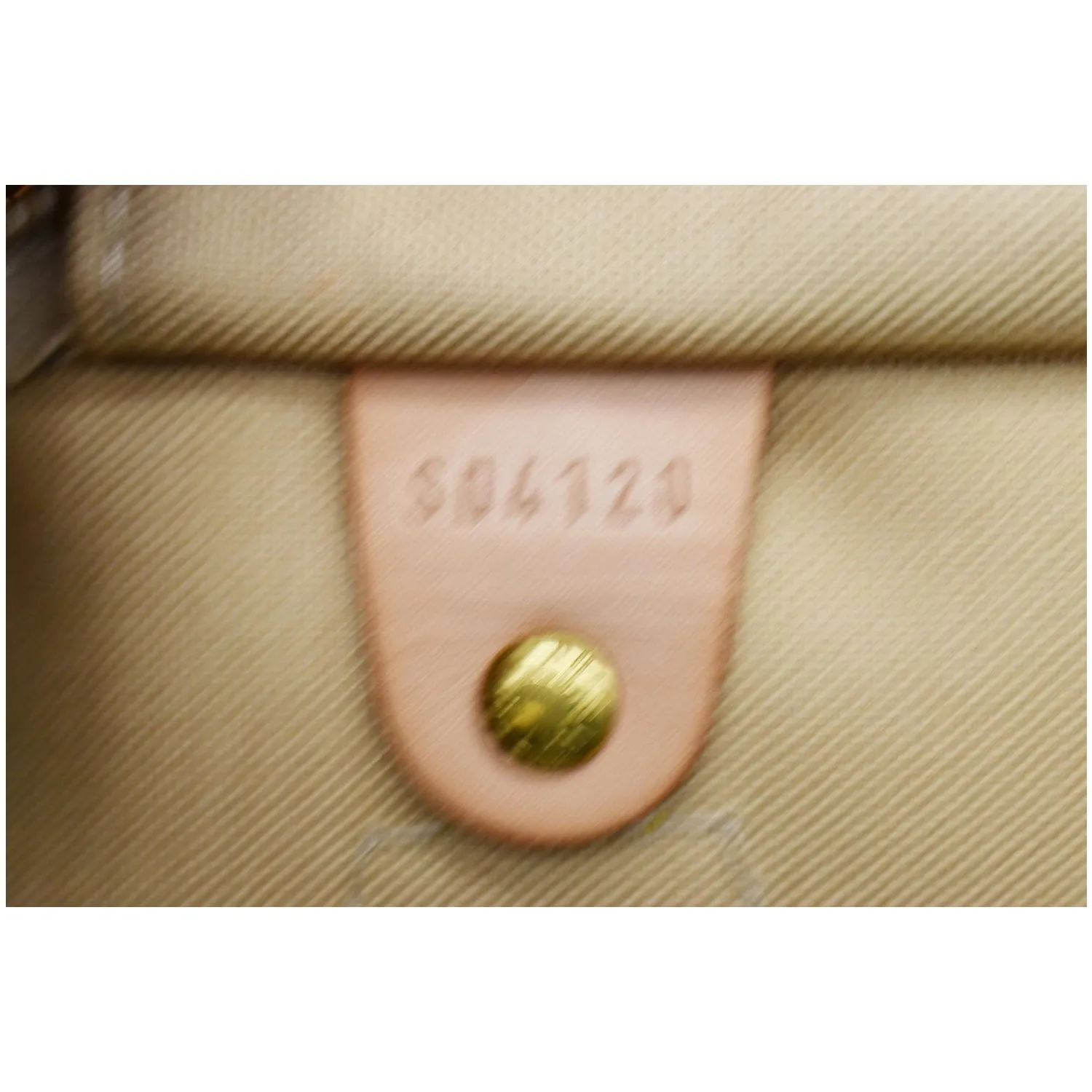 LOUIS VUITTON Speedy 35 Damier Azur Satchel Bag White