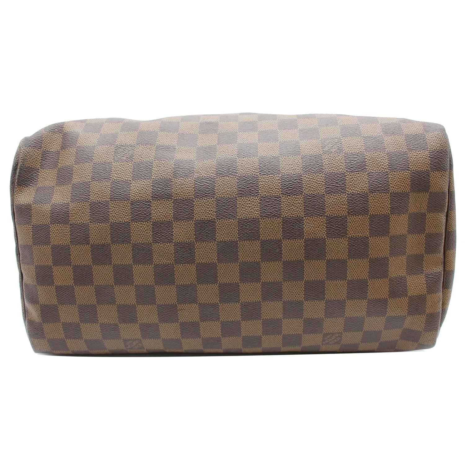 LOUIS VUITTON Speedy 35 Damier Ebene Satchel Bag Brown