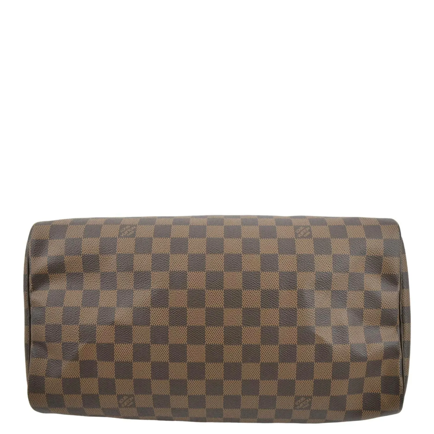 LOUIS VUITTON Speedy 35 Damier Ebene Satchel Bag Brown