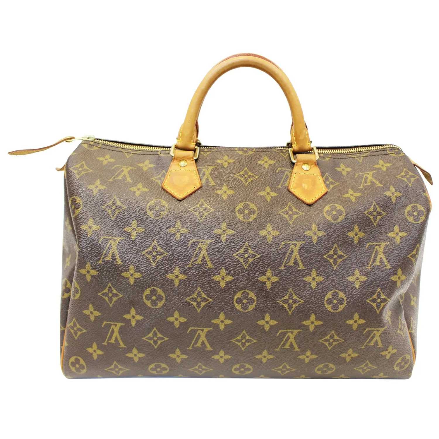 LOUIS VUITTON Speedy 35 Monogram Canvas Satchel Bag
