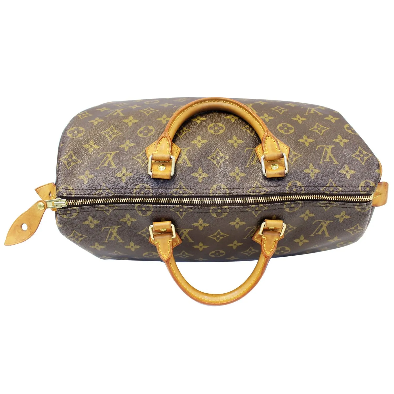 LOUIS VUITTON Speedy 35 Monogram Canvas Satchel Bag