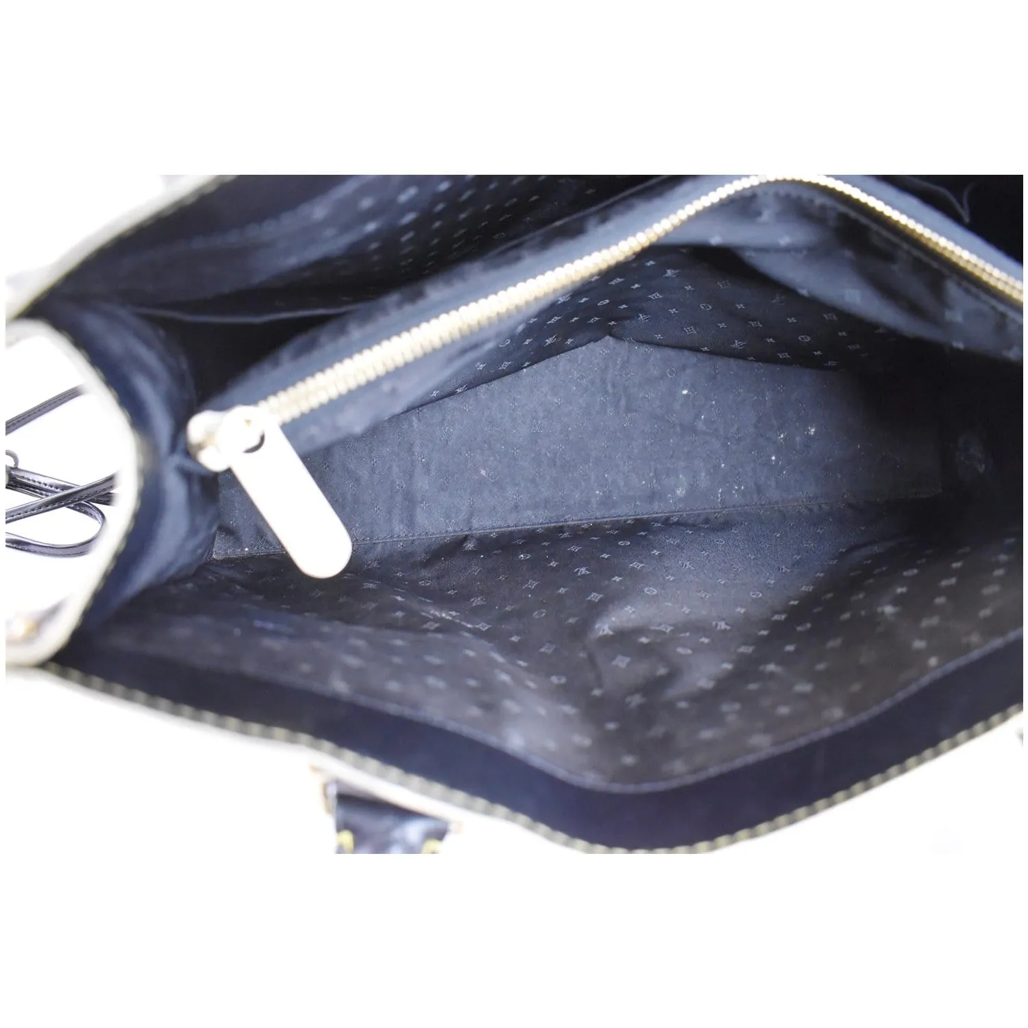 LOUIS VUITTON Suhali Le Fabuleux Leather Satchel Bag Black