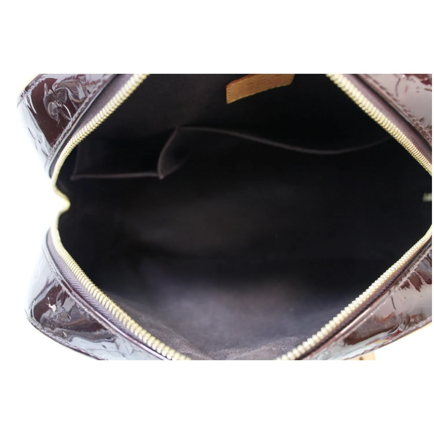 LOUIS VUITTON Summit Drive Monogram Vernis Satchel Bag Amarante - 15% OFF