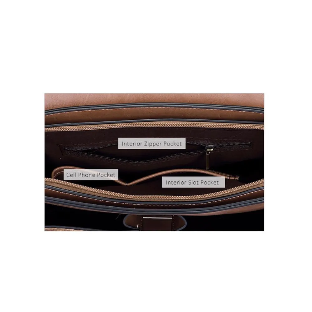 <bold>Messenger / Crossbody Bag <br>Vegan-Leather