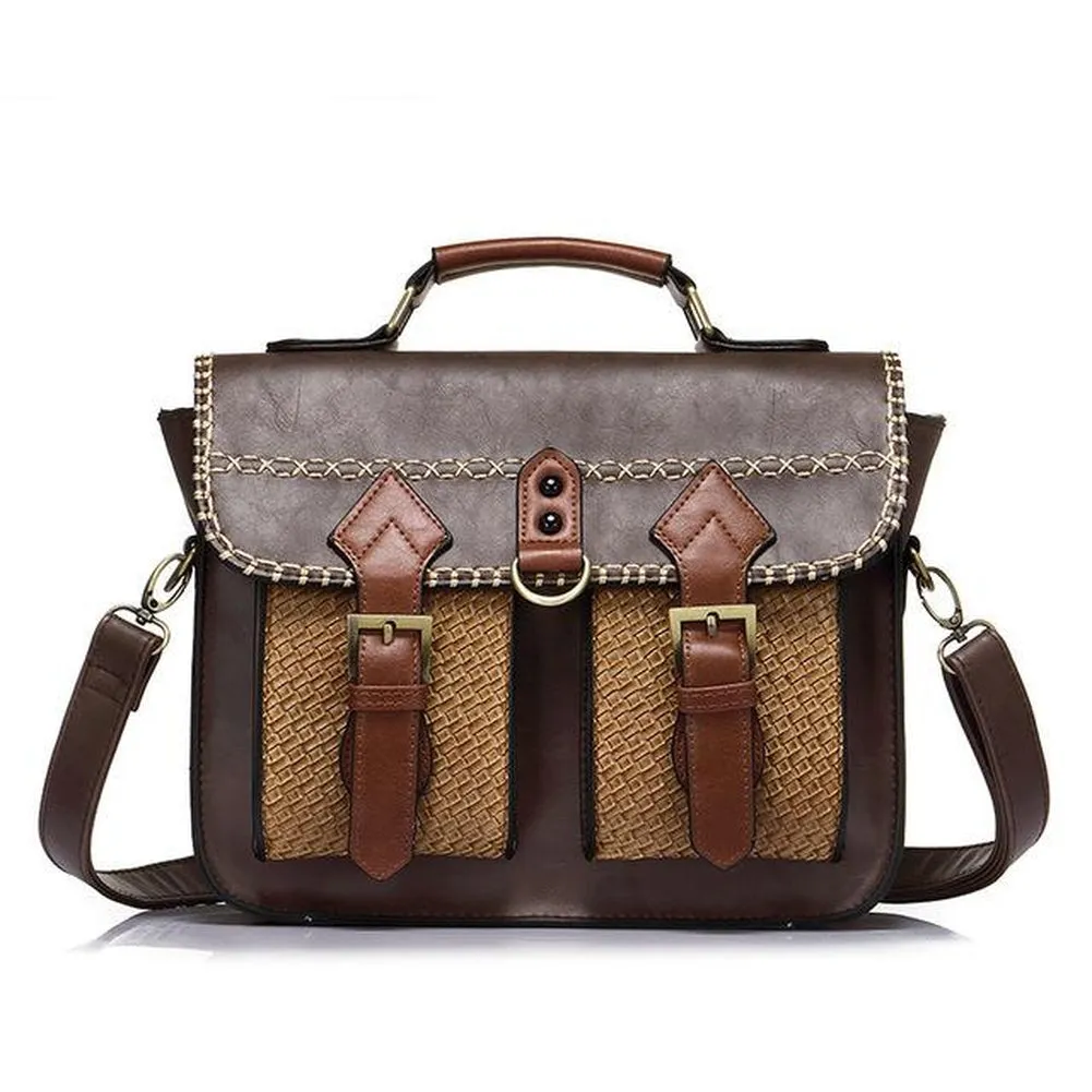 <bold>Messenger / Crossbody Bag <br>Vegan-Leather