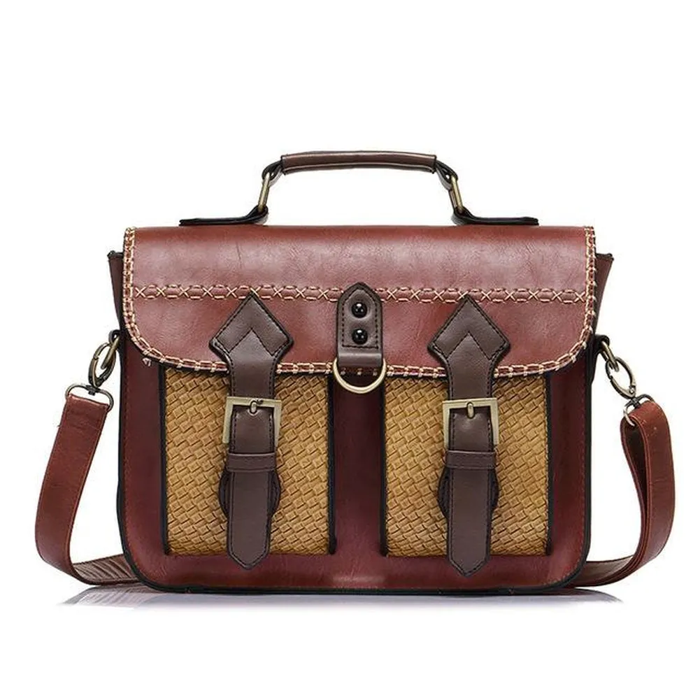 <bold>Messenger / Crossbody Bag <br>Vegan-Leather