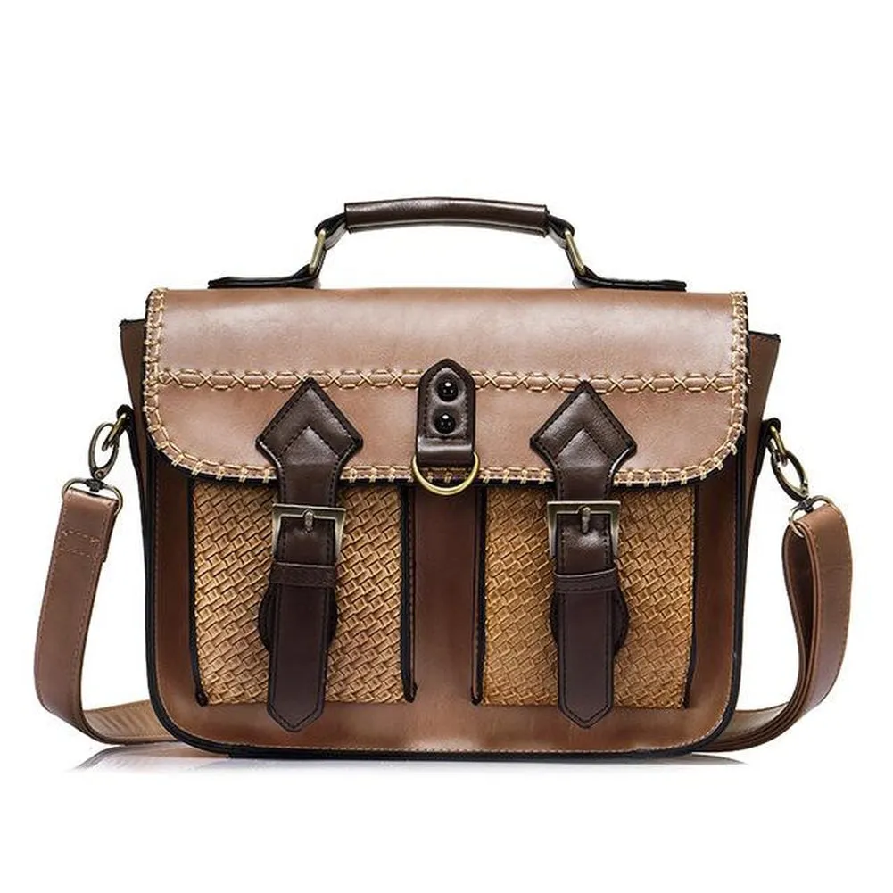 <bold>Messenger / Crossbody Bag <br>Vegan-Leather