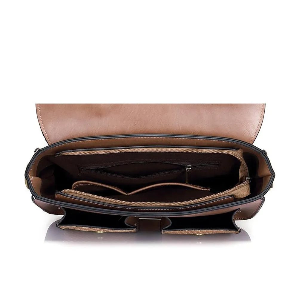 <bold>Messenger / Crossbody Bag <br>Vegan-Leather