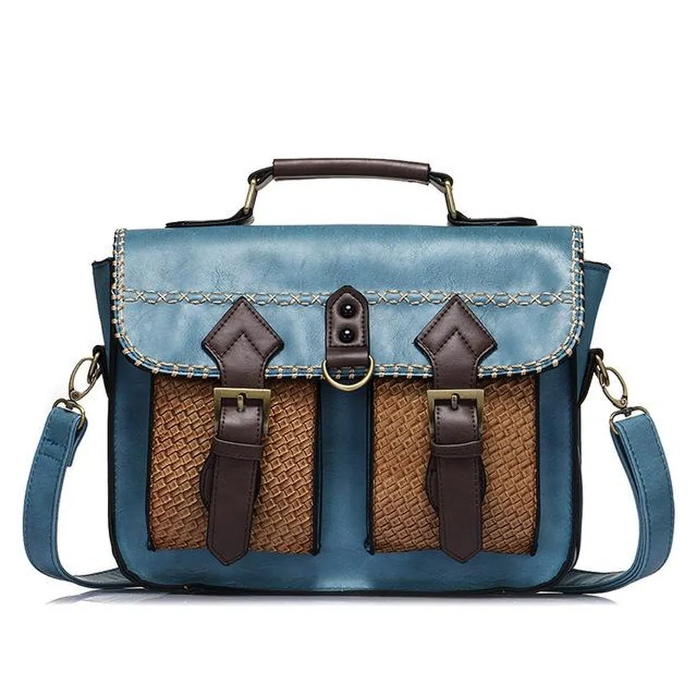 <bold>Messenger / Crossbody Bag <br>Vegan-Leather