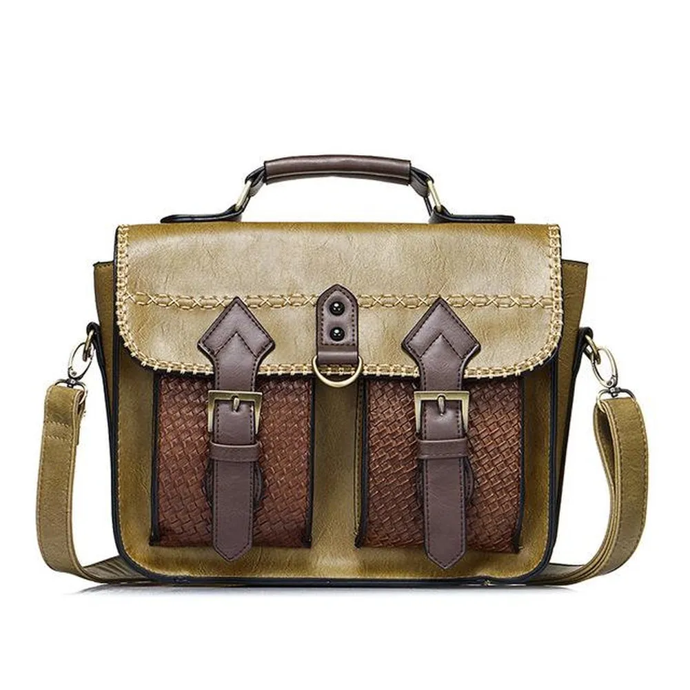 <bold>Messenger / Crossbody Bag <br>Vegan-Leather