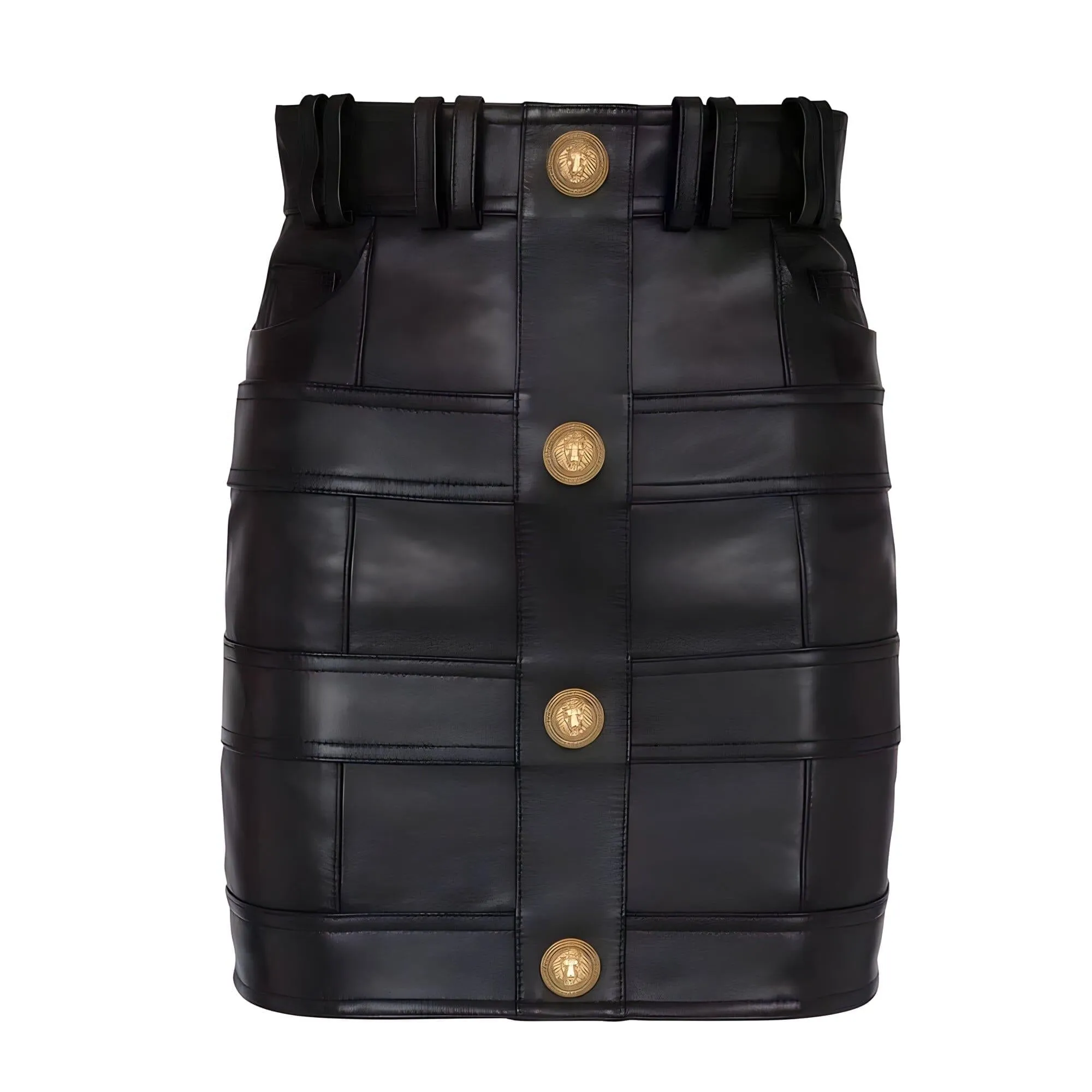 Luna Faux Leather Mini Skirt