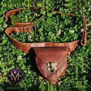 Medieval Steampunk Vintage Heart Belt Satchel