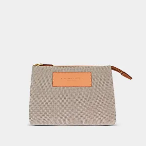 Medium pouchette canvas natural