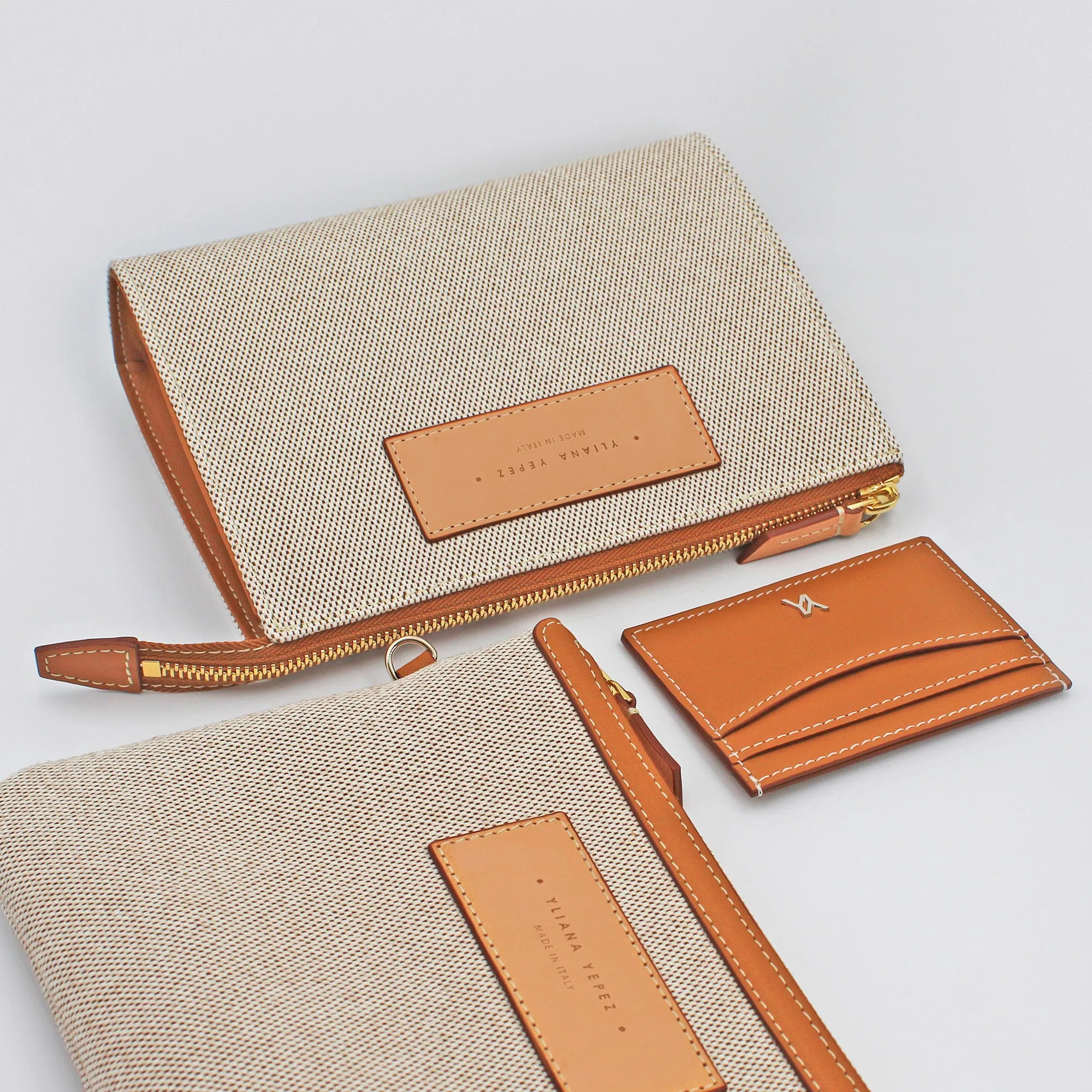 Medium pouchette canvas natural