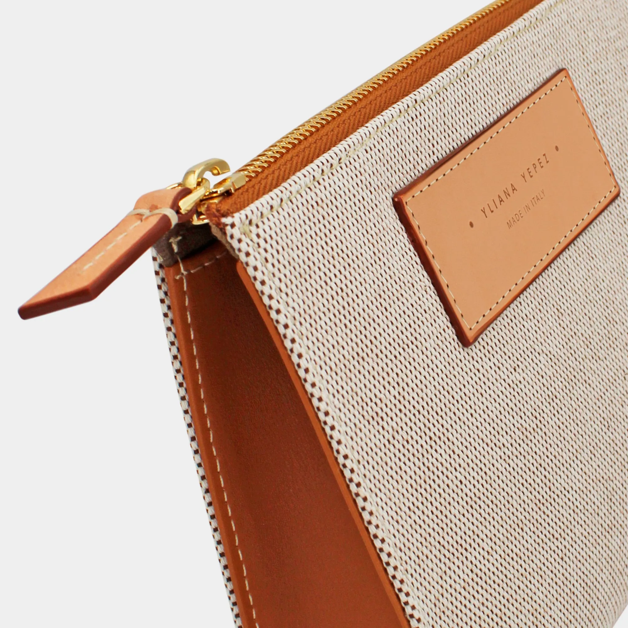 Medium pouchette canvas natural