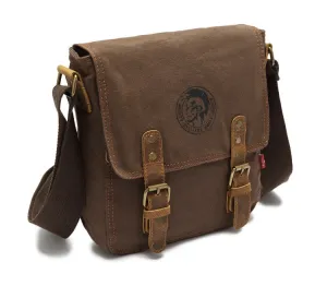 Men's Canvas Corporate Laptop Vintage Look Cross-body Bag