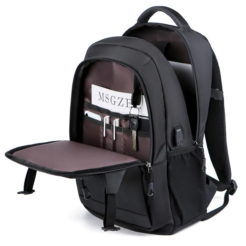 Men's Computer Fixed Printing Large Capacity College Backpacks