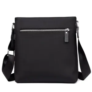 Men's Crossbody 2019 PURANI Oxford Mens Messenger Bags Versatile Male Business Casual Single Shoulder Bag Handbag Waterproof Solid Fesigner Satchels (Black)