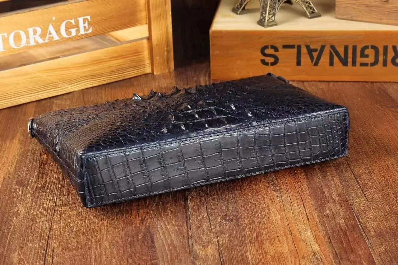 Men's Genuine Crocodile Leather Clutch Bag
