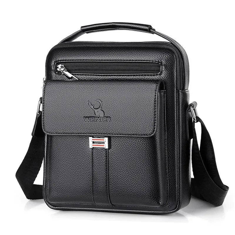 Men's Genuine Leather Crossbody Shoulder Bags High quality Tote Fashion Business Man Messenger Bag Leather Bags fanny pack