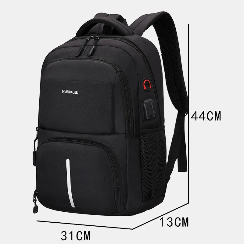 Men's Large Capacity Simple Business Computer Leisure Backpacks