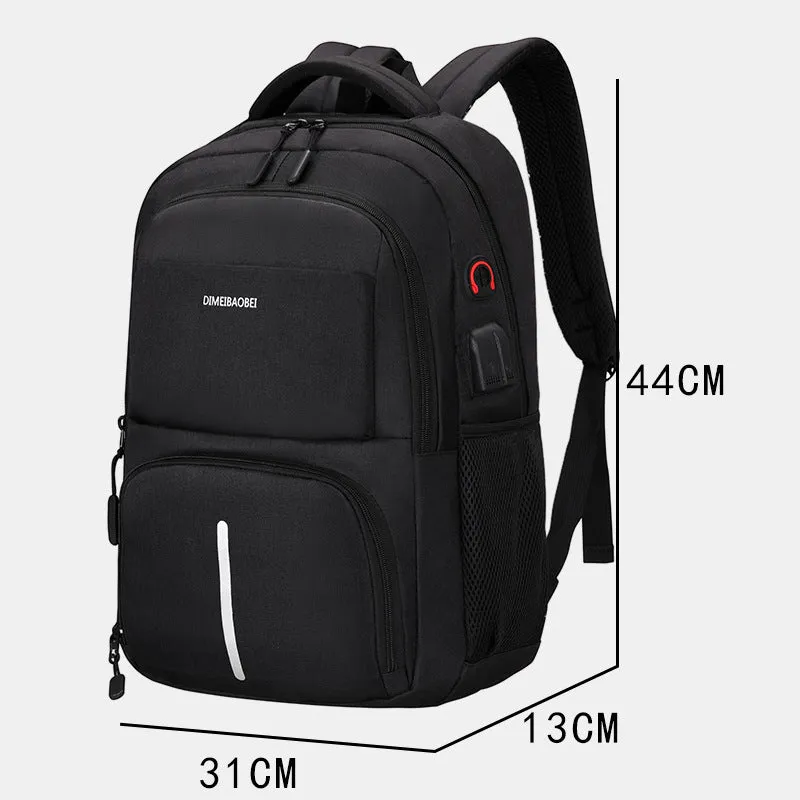Men's Large Capacity Simple Business Computer Leisure Backpacks