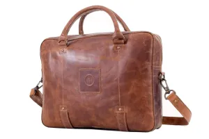 Mens Leather Satchel Bag - Yarra