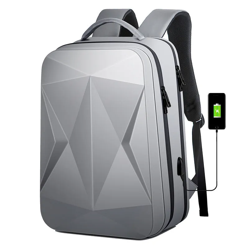 Men's Waterproof Leisure Large Capacity Hardshell Backpacks