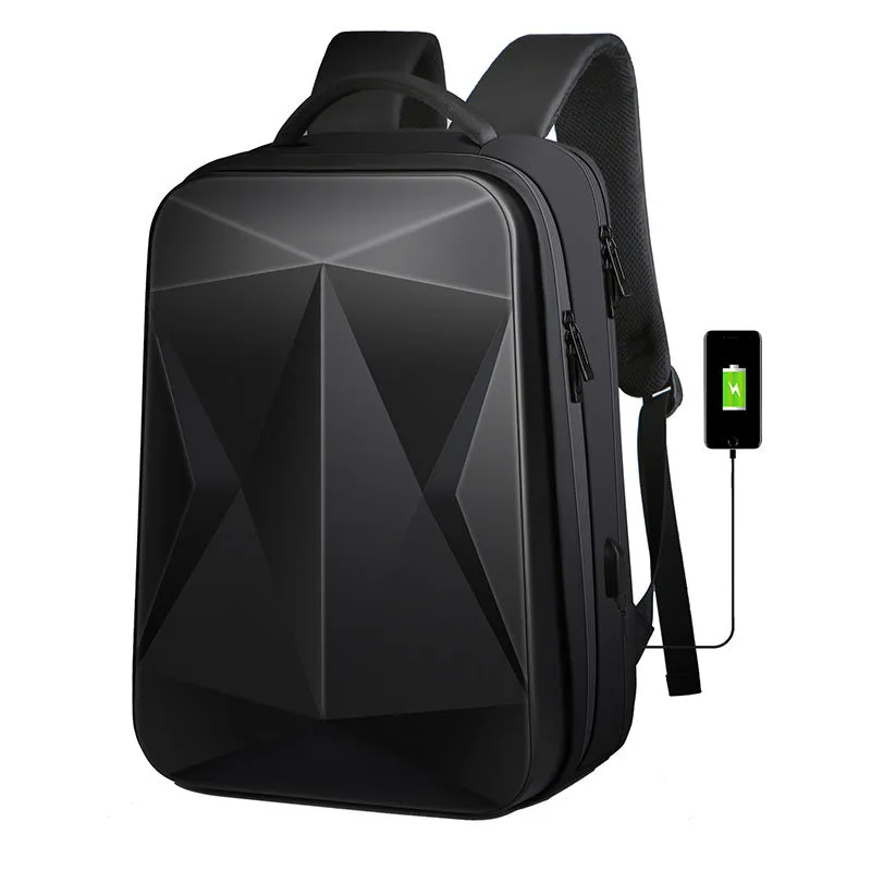 Men's Waterproof Leisure Large Capacity Hardshell Backpacks