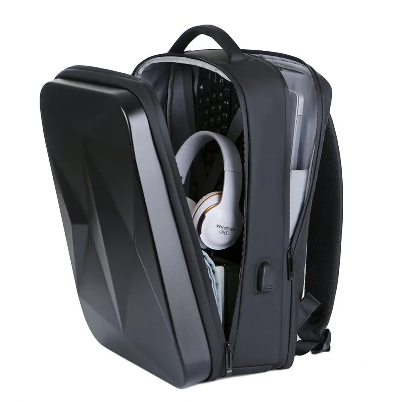 Men's Waterproof Leisure Large Capacity Hardshell Backpacks