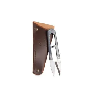 Metal Snips in Recycled Leather Pouch