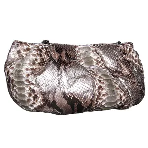 Metallic Silver Dumpling Bag