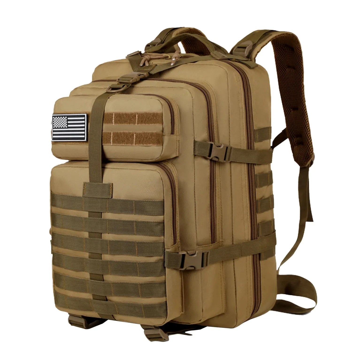 Military Tactical Backpack For Men Waterproof Army Assault Daypack 3Day Bug Out Bag Hiking