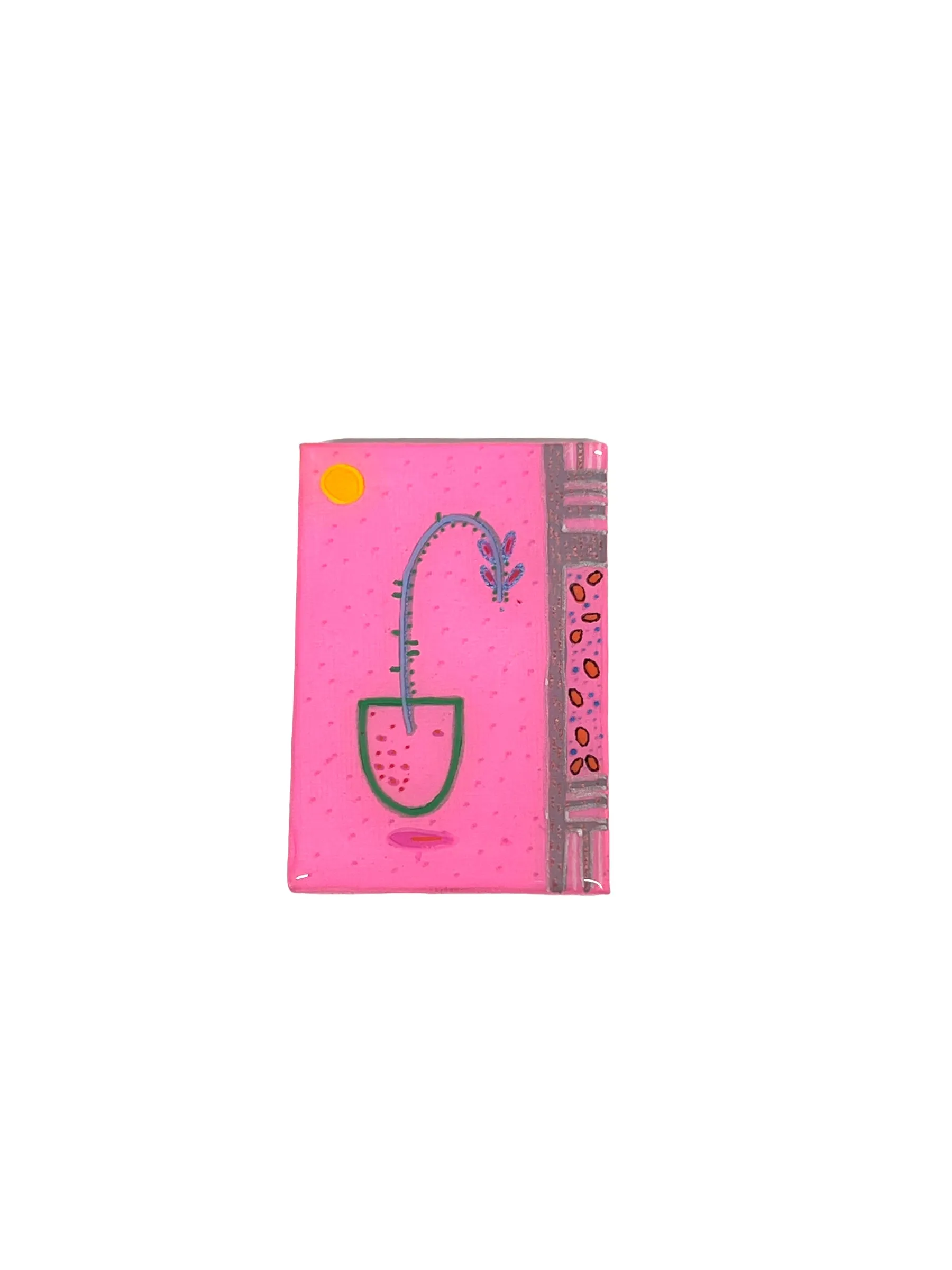 MIND BLOWING PROJECT- Pink Resin Painting - Plant