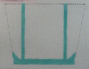 Mini Canvas Tote - Light Teal