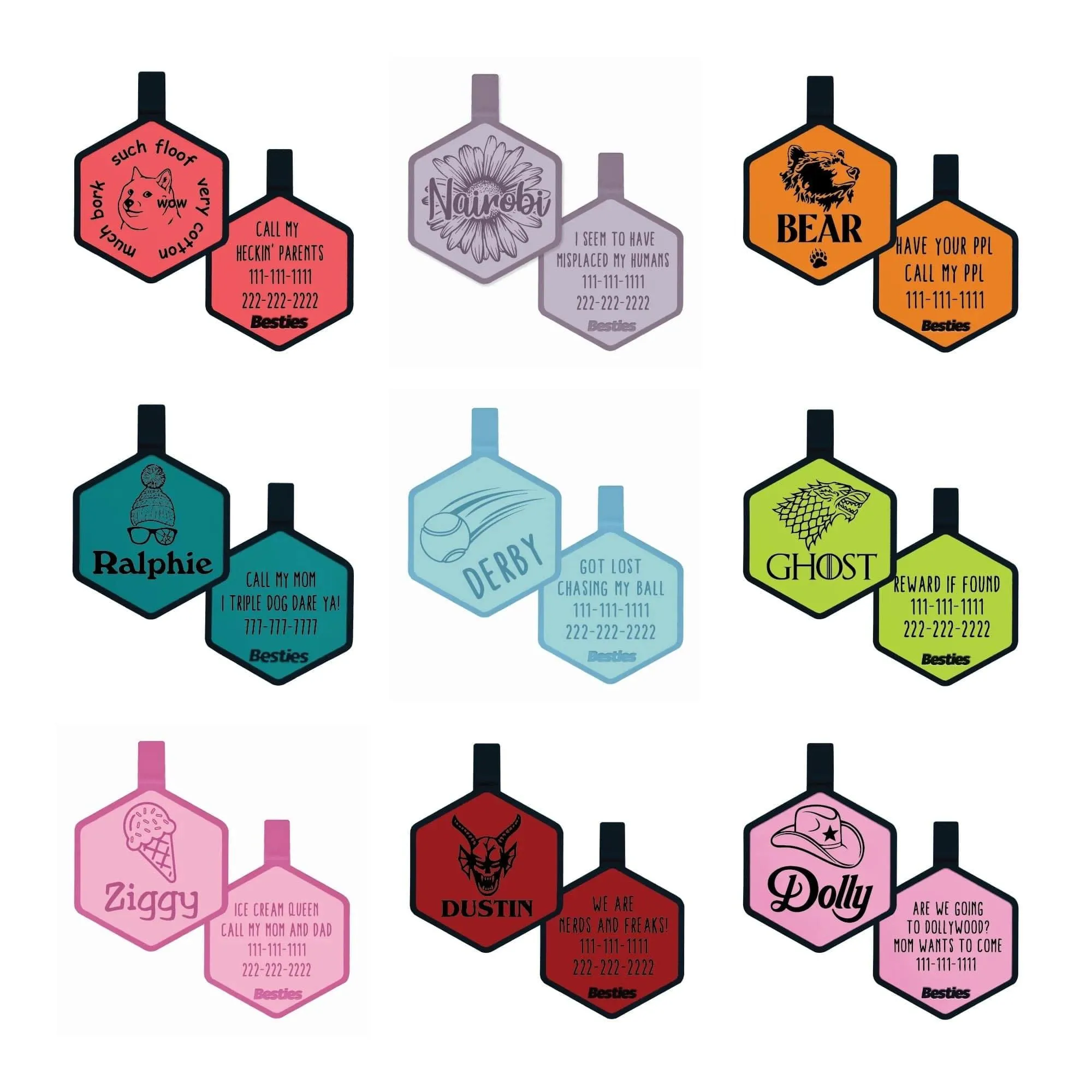 Mini Custom Design ID Tag