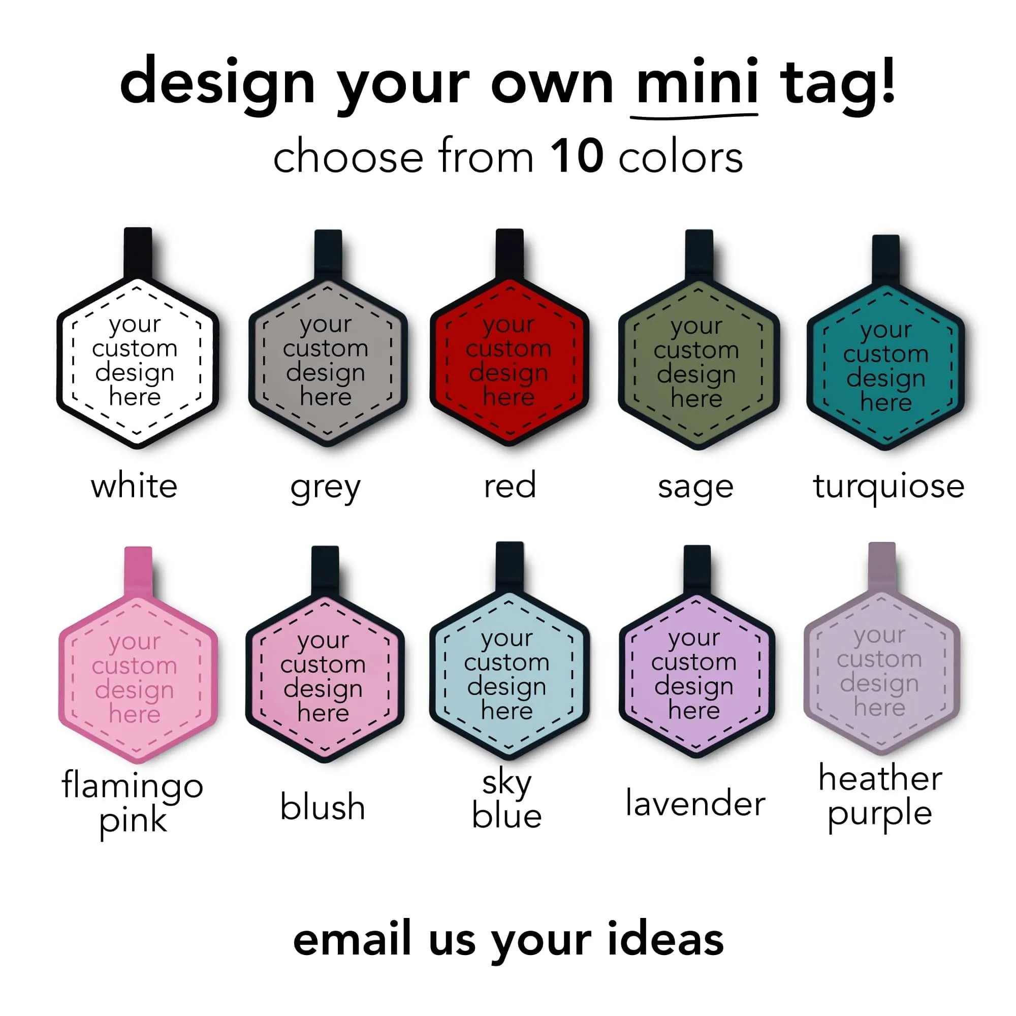 Mini Custom Design ID Tag