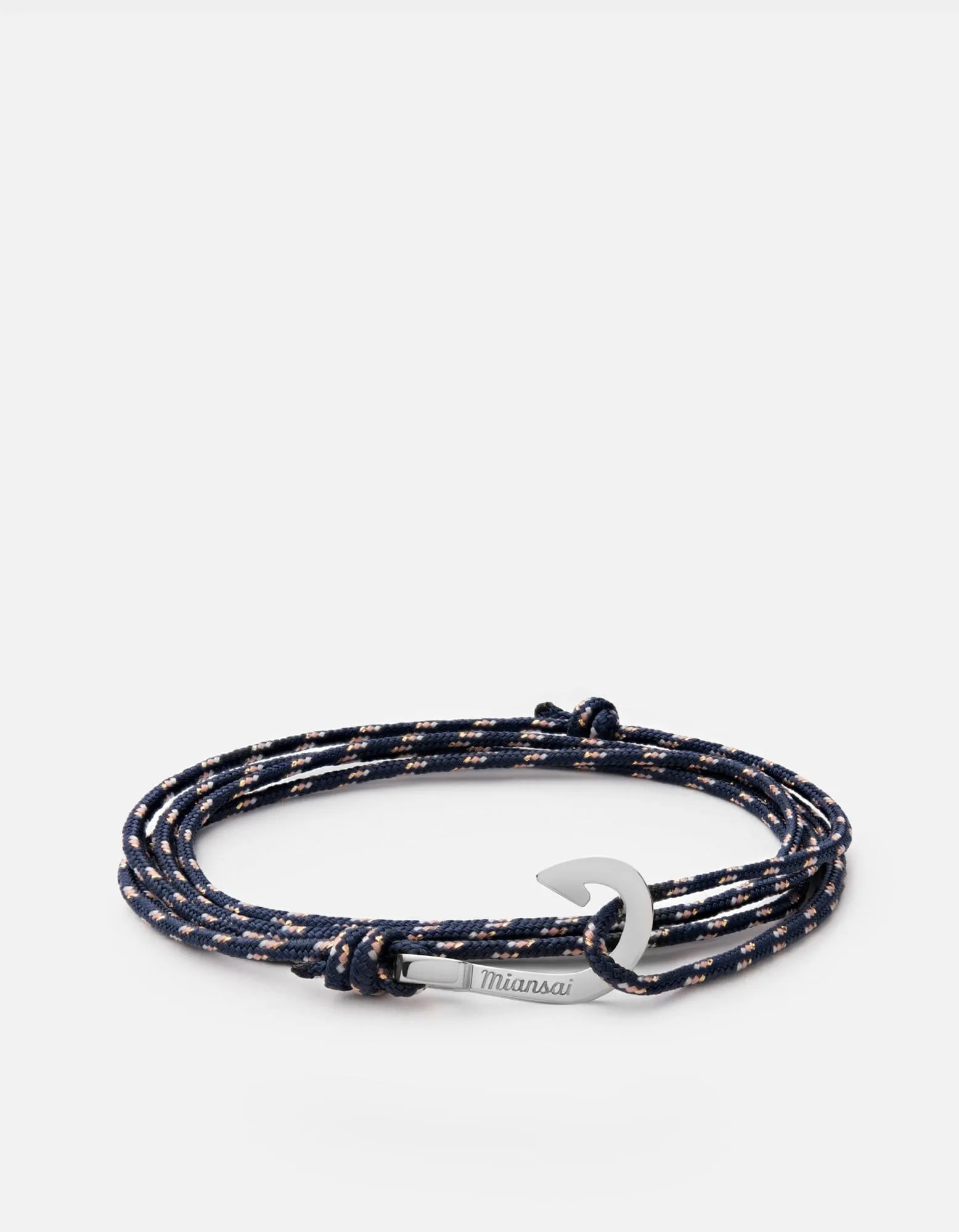 Mini Hook Rope, Sterling Silver